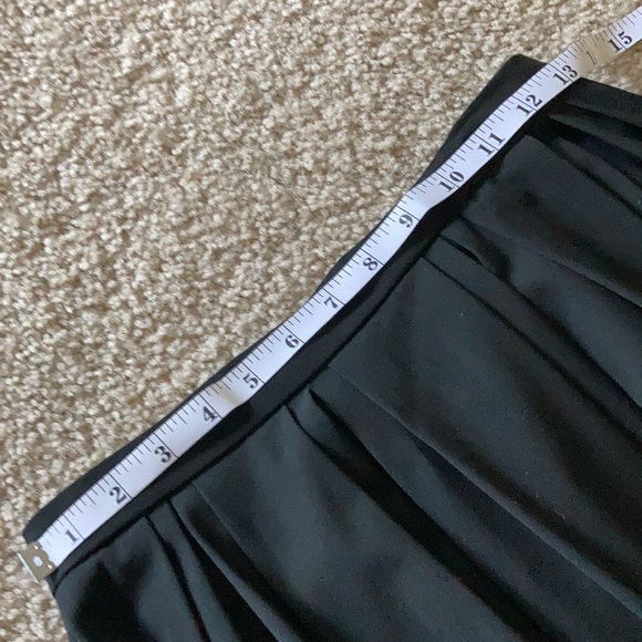 CELINE K Black Pleated Skirt Size 2 - Picture 4 of 8